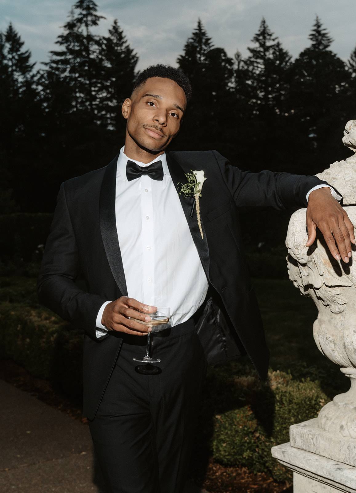 Portrait of Groom in his Tuxedo