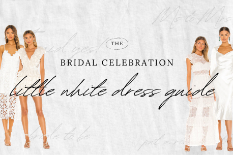 Little White Dress Bridal Celebration Attire Guide. Desktop Image