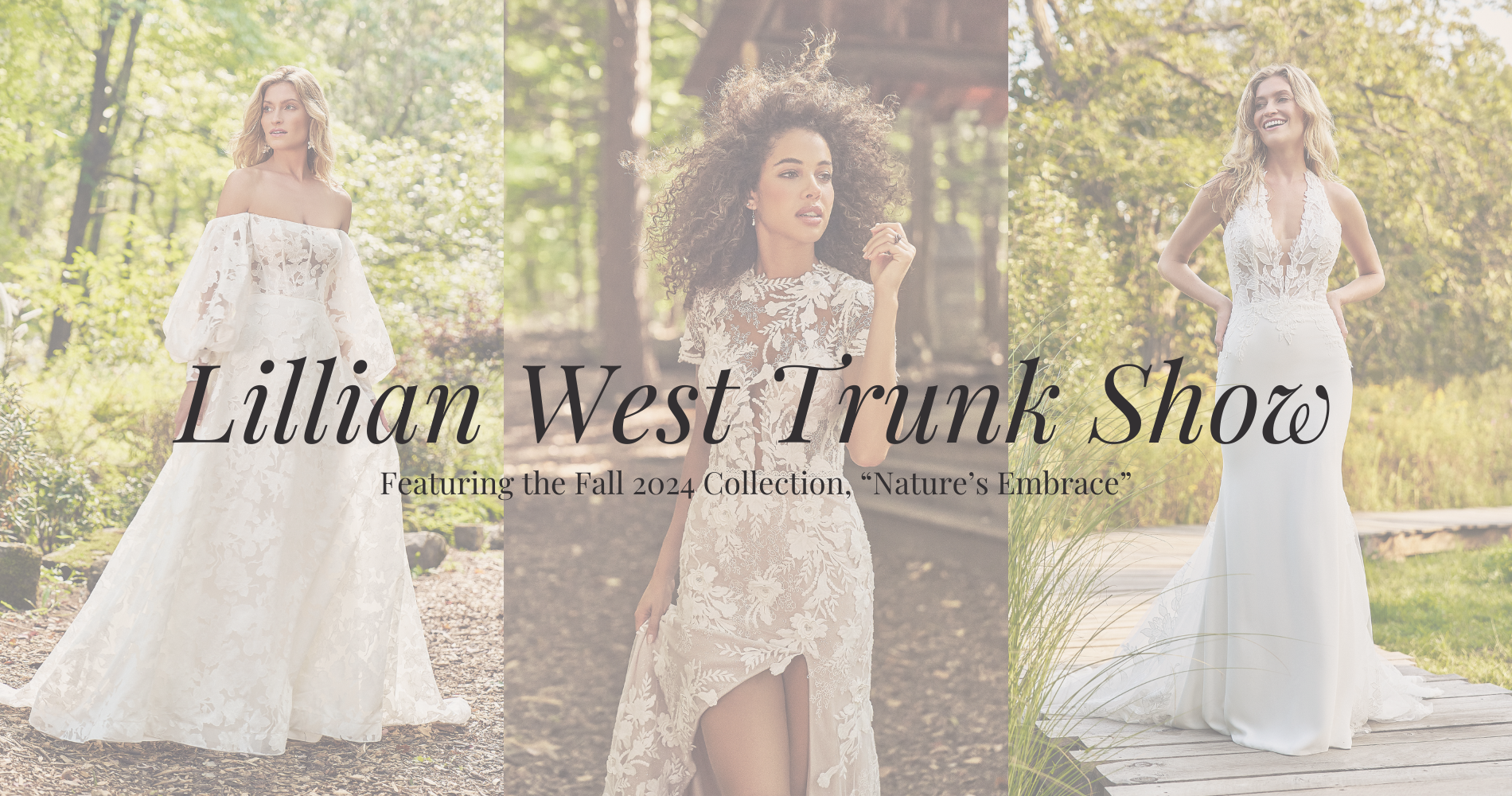 Lillian West Wedding Dress Trunk Show