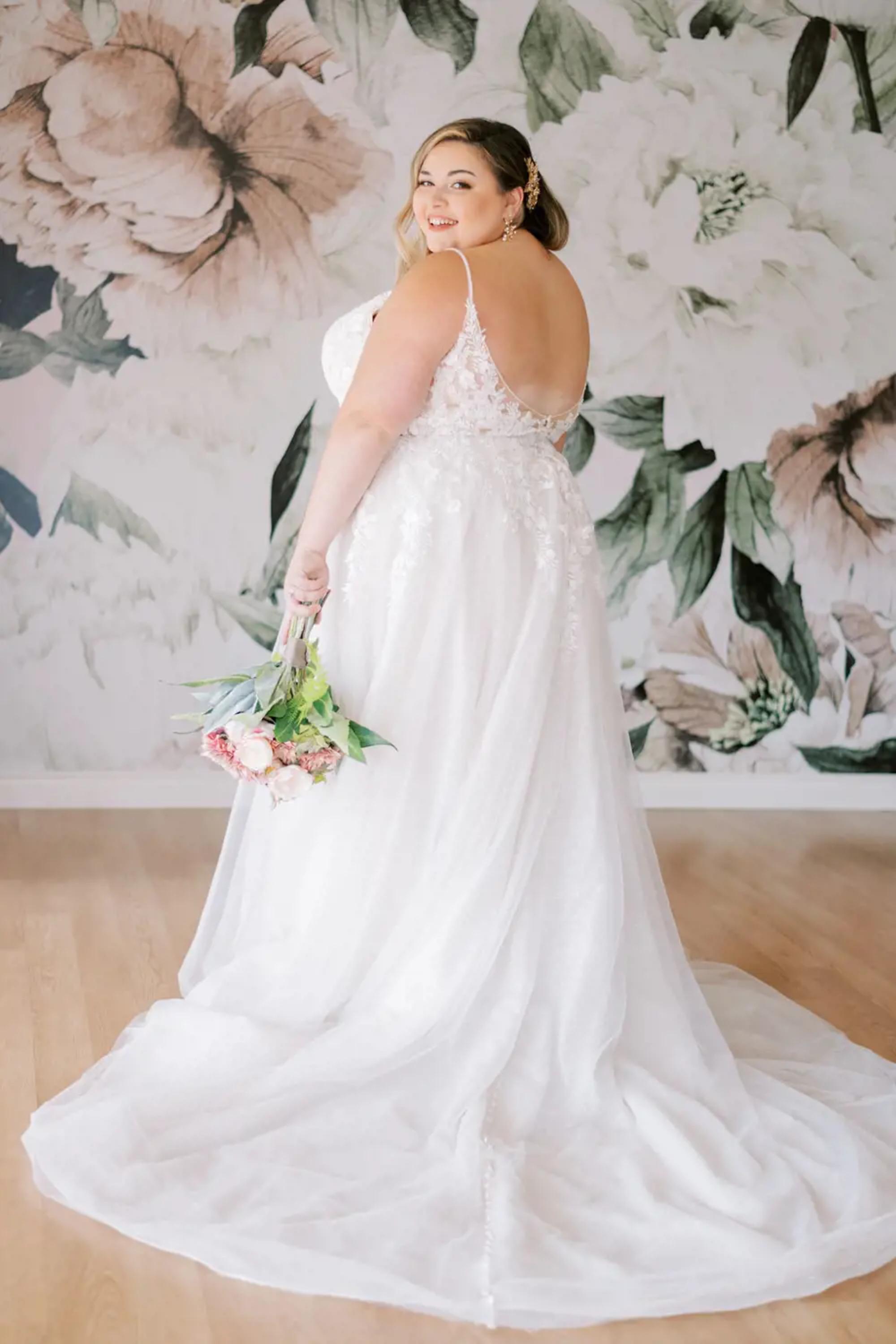 Plus Size Lace A-Line Wedding Dresses